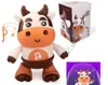 Baby Cow Musical Toys, Baby Preschool Education Learning Toy med LED -lampor Musik (batteri ingår inte)