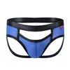 Underpants 2024 Men Mesh Jockstrap Underwear G-Strings & Thongs Sexy Gay Penis Pouch Bikini Buttocks Hollow Low-waist Thong