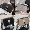 70% de réduction sur les magasins d'usine Snapshot Multi-Color Mar Camera Bag Sacs à main Tie-Dye Large Cuir Italic Flash Strap Purse Texture Top Qualité en solde