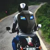 LEDバックパックハードシェルLEDディスプレイオートバイサイクリングヘルメット機関車バックパックビジネス旅行防水ラップトップバッグマン240227