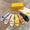 Women Baguettes Sandals branded Slippers Cowskin Leather Fashion Summer Comfort Beach flats platform Silver Gold Slides sherpa curly fur teddy mules flip flops