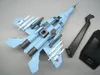 Escala 1/100 Rusia Fulcrum MIG-35 aviones modelos de combate juguetes para niños para exhibir colecciones de espectáculos 240223