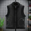 Men's Vests 2024 Autumn And Winter Faux Fur Two-Sided Wear Simple Stand Collar Vest