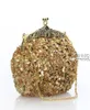 dames pailletten kralen gouden vintage feestavond handtas clutch bruiloft bruids handtas7400514