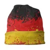 Bérets Allemagne Drapeau Chapeaux Mode Hip Hop Goth Automne Hiver Plein Air Skullies Bonnets Casquette Unisexe Hommes Femmes Printemps Chaud Bonnet