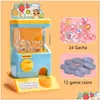 Кухни Play Food Kitchens Play Food Дети Симуляция Торговый автомат самообслуживания Hine Gashapon Монетная игра с конфетами Раннее образование Lear Dhkhv