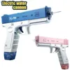 Toys Gun Bunty Pistolet Electric Water Pistolet Dzieci Glock Toys for Boys Wysokie ciśnienie silne energia ładująca pistolet wodny pistolet dla dzieci Prezent 240307