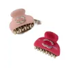 Designer de luxe femmes pinces à cheveux strass mini requin clip fille marque lettre barrettes mode cheveux accessoires épingles à cheveux griffes cadeau paty