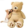 Animais de pelúcia 100-260cm América Gigante Brinquedos de Pelúcia Soft Teddy Bear Casaco de Pele Exterior Popular Aniversário Presentes de Dia dos Namorados Meninas Crianças Brinquedo L230707 240307