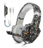 Original Kotion varje G9000 G9600 USB Virtual 7.1 Gaming Headset Wired hörlurar Deep Bass Vibration Casque hörlurar med mikrofon för spelare