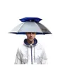 360 grader All Round Professional Headmontered Cap Paraply 77 cm dubbelskikt utomhus Antiuv Windsectow Sunshade Hat Rain Gear Fo3454244