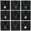 Fashion Classic4/four Leaf Clover Necklaces Pendants Mother-of-pearl Stainless Steel Plated for Women Girl Valentines Mothers Day Engagement Jewelry-gift