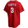 Nouveaux maillots de baseball personnalisés S-4XL 2023 Hommes Femmes Jeunes Bryce Harpe Trea Turner Rhys Hoskins JT Realmuto Schwarber Kyle Schwarber Stitch Jersey