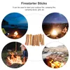 Överlevnadsverktyg Fire Strip Chimney Starter Camping Sticks Torch Kit Wood Travel 240223