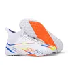 Chaussures de football blanches pour enfants TGFG Chaussures de terrain de football Original Adolescents Sport Sneaker Formation Mâle Futsal en plein air pour 240228