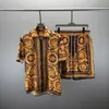 Designer Casual Suit Beach Resort Fashion Men's Tracksuit Two-piece T-shirt Summer Print Shirt Shorts S-XXL