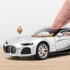 1 24 Bugatti Atlantic Alloy Sports Car Model Diecasts Metal Toy Race Vehicles Car Model Simulation Sound and Light Kids Toy Gift 240306