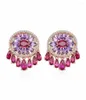 Stud Earrings Fashion Oval Eye Eyebrow Tassel Women Luxury Gift Party Wedding Costume Banquet Jewelry Brand1905562