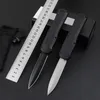 2Models 3400BK not fixed Knife 3.71" Black S30V Double Edge Blade Black Alumnium Alloy Handles Outdoor Camping Pocket Knives 3400 EDC Tools