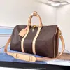 Designer de sacos de luxo China Fabricante Homens High-end Duffle Bag Viagem Rolando Couro Genuíno Fim de Semana