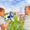 Giochi con la sabbia Divertimento in acqua Astronauta Automa Macchina per bolle di sapone per bambini Pistola a bolle Lanciarazzi Soffiatore di bolle Creatore di bolle di sapone per bambini Giochi estivi all'aperto