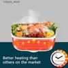 Bento Boxes Stainless Steel Electric Heating Lunch Box Heater 220V 110V Office School 24V 12V Car Truck Picnic Camping Food Warmer Container L240307