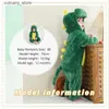 Macacões MICHLEY NOVO Halloween Bebê Macacão Roupas de Inverno Dos Desenhos Animados Dinossauro Urso Criança Traje Macacão Bodysuits Para Meninas Meninos 2-36M L240307