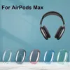 Clear case For Air pods Max Pro Headphone Accessories Transparent TPU Case anti-collision shell airpods max Headphones Headset Waterproof Protective case
