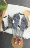 2022 Spring Autumn Dzieci Chłopcy 3PCS Zestaw odzieżowy Unana dżinsowa kurtka baseballowa bawełniane bluzy