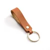 Nyckelringar 20st Fashion Pu Leather Keychain Business Gift Key Chain Men Women Car Strap midjeplånbok Keyrings