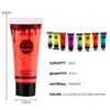 Altri articoli per la salute e la bellezza Pittura per il corpo 8 pezzi Set 10 ml Pigmenti per l'escente del viso Trucco per colori UV Trucco per Halloween Cosplay Glow In The Dark Dhlof