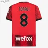 Soccer Jerseys AC Football Shirt GIROUD KETELAERE TONALI THEO Special Fourth 4th Men Kids Kit Uniforms 2024 FANS PlayerH240307