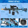 Zabawki Gun M416 Electric Burst Water Bomb Pistolet dla chłopców i dziewcząt Outdoor Crystal Crystal Bomb Pistolet dla dzieci Prezent zabawek YQ240307