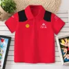 Säsongracing -75 Model 16-55 Red Childrens Polo Extreme Sports Jersey Indoor and Outdoor Casual Breatble Top 240219