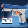 Speelgoedpistool Waterpistool Glock Speelgoed Schieten Handmatig Blaster Pistool Waterpistolen Voor kinderen Jongens Meisjes Volwassenen Zwembad Zomer Strand 240307