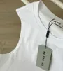 Summer Men's Designer T-shirt with French Letter Pattern Round Neck Printed Fashion Sports Fitness Fashion Men's T-shirtCasual Sports Loose Cotton T-shirt Tank Top