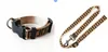 Designer-Hundehalsbänder, Geschirr-Set, luxuriöse Hundeleine, Sicherheitsgurte, Haustierhalsband und Haustierkette für kleine, mittelgroße und große Hunde, Katzen, Chihuahua, Pudel, Bulldogge, Corgi, Mops, Braun