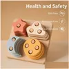 Intelligence Toys 1Set Nordic Style Sile Stars Moon Nesting Stacking Building Blocks Toy Bpa Baby Montessori Games Educational Drop D Dh38L