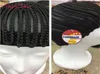 pruik maken Gereedschap Pruikdoppen cornrow croceht pruik gevlochten kap 70g synthetisch gemaakt voor gehaakte vlechten weave haarverlenging3327009