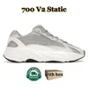 Kutu Tasarımcı Ayakkabıları 700 V3 Koşu Ayakkabıları Azael Kahverengi Tuz Solması Karbon Parlak Siyan Mnvn Üçlü Siyah 700 Mens Sport Trainer Sneaker Boyutu 36-48