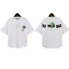 Designer von Palm Luxus Engel T-Shirt Marke T-Shirt Kleidung Spray Brief Kurzarm Frühling Sommer Flut Männer und Frauen T-Shirt NEU22 Plus Größe1