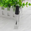 Bouteille de vernis à ongles vide transparente de 10ml, avec brosse, récipient en plastique pour la beauté des ongles