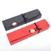 1040 PCS rectangulaire papier nacré rouge Saint Valentin boîte de chocolat en gros longue bande pliant bonbons emballage cadeau 240228