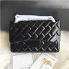 حقيبة الكتف الكلاسيكية رفرف الكتف FATTY FANG 10A Messenger Messenger Designer Crossbody Bags Cowhide Handbag Gold Chain Totes 240315