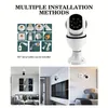 5G WIFI Surveillance 360° Rotate Auto Tracking Panoramic Camera Wireless E27 PTZ Camera CCTV IR Night Vision Motion Detection Two-Way Audio