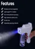 Selling Cordless Nano Steam Gun Electric Sterilizer Disinfect Spray Gun For Acohol And Disinfectant Spraying7732074