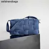 Women Crossbody Bag Cassettes Bottegvenetas Woven Sheepskin 7a Premium denim axel backpackn5jj