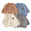 Cute Bear Cardigan Swatters Baby Boys Girl