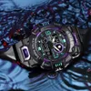 Wristwatches SMAEL Digital Watch LED 50m Waterproof Military Wristwatch Male Clocks Mens Watches Stopwatches Alarm Clock Sport 8063