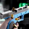 Gun Toys Sig17 Pistol Shell Throwing Continuous Firing Blowback Soft Bullet Gun Empty Hanging Childrens Toy Boys Birthday Present YQ240307